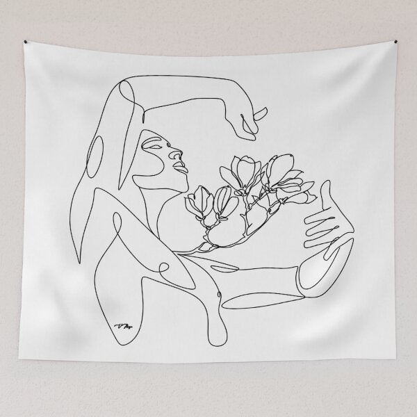 Item preview, Modern Line Art Drawing. Contemporary art. Male Body  designed and sold by OneLinePrint.
