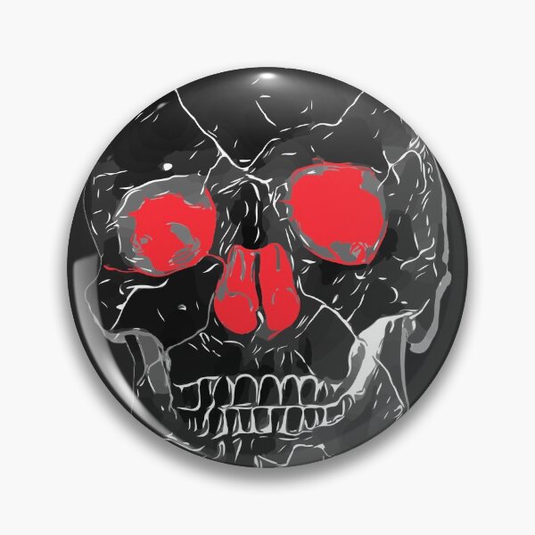 Item preview, Angry Black Skull on Black designed and sold by simpleones.