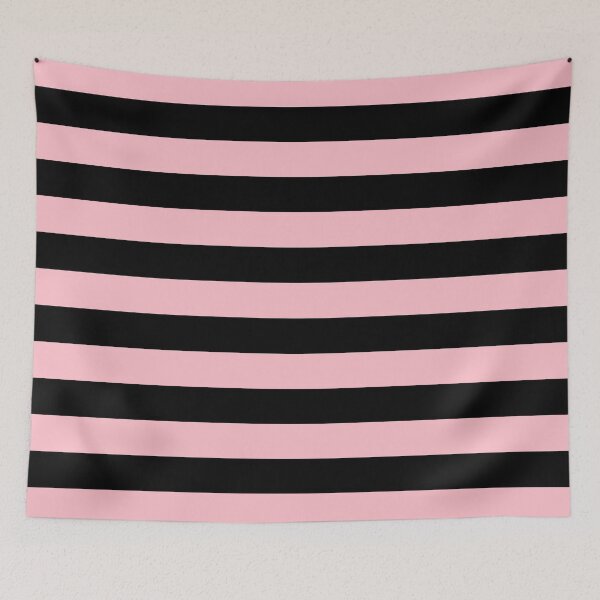 Item preview, Black and Pink Horizontal Stripes designed and sold by starrylite.