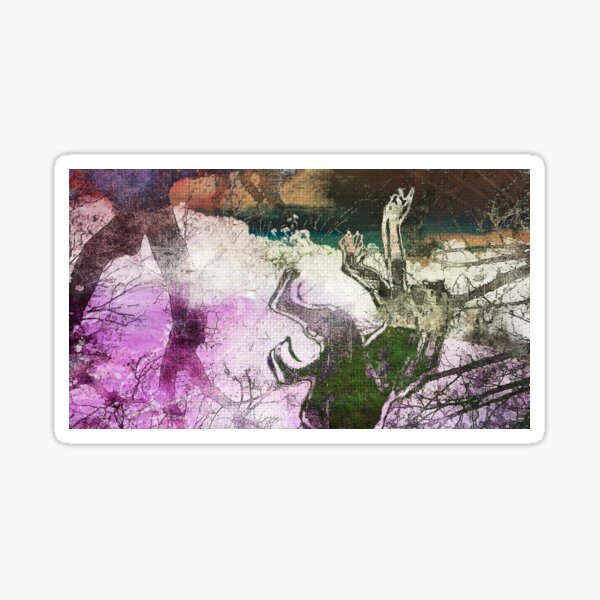 Floating in a most peculiar way Sticker