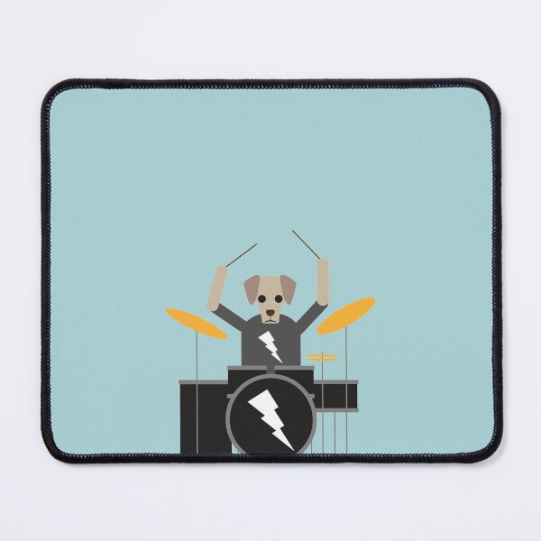 Item preview, Labrador Playing Drums designed and sold by The-Gorilla.