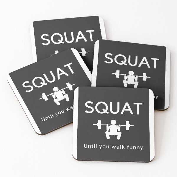 Item preview, Squat until you walk funny designed and sold by Stationeryamore.