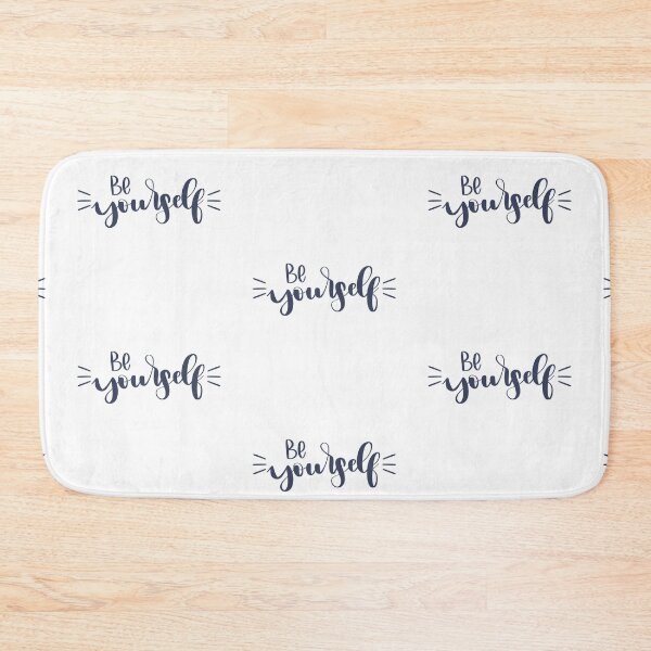 Item preview, Be yourself. Sentence. Blue Text. Lettering. designed and sold by AnaStickerD.