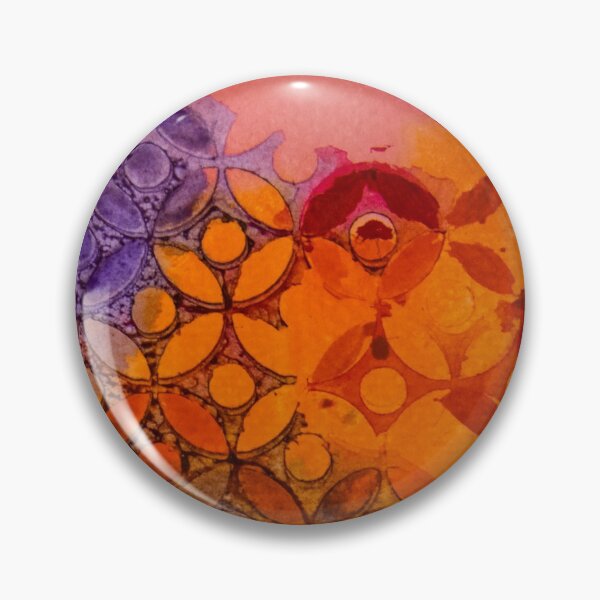 Item preview, Orange-Purpel-Watercolor, Abstract-Watercolor, Abstract-Art, Abstract-Piece, Watercolor-Art designed and sold by TessAndre.