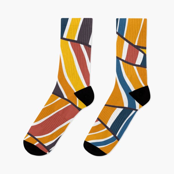 Item preview, Tribal Mid-Century Modern Inspired Stripes Pattern designed and sold by bubblyshades.