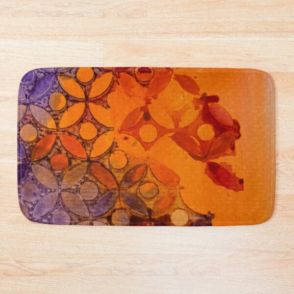 Item preview, Orange-Purpel-Watercolor, Abstract-Watercolor, Abstract-Art, Abstract-Piece, Watercolor-Art designed and sold by TessAndre.