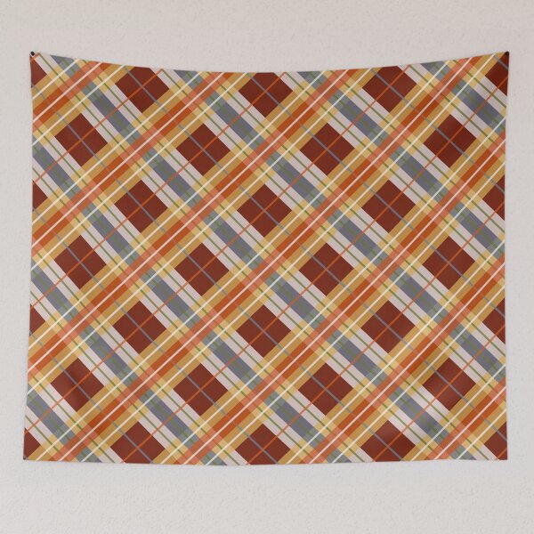 Item preview, fall autumn tartan plaid pattern designed and sold by haroulita.