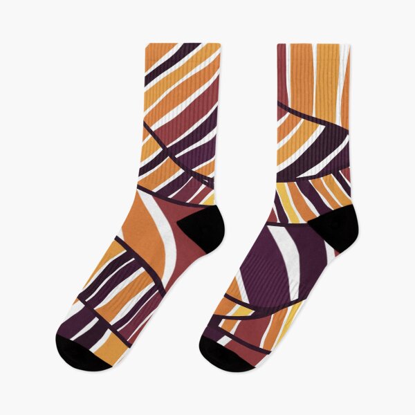 Item preview, Tribal Mid-Century Modern Inspired Stripes Pattern designed and sold by bubblyshades.