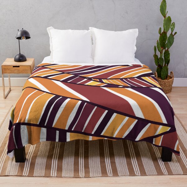 Artikelvorschau, Tribal Mid-Century Modern Inspired Stripes Pattern entworfen und verkauft von bubblyshades.