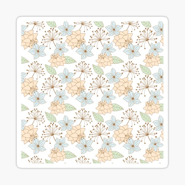 Floral pattern Sticker