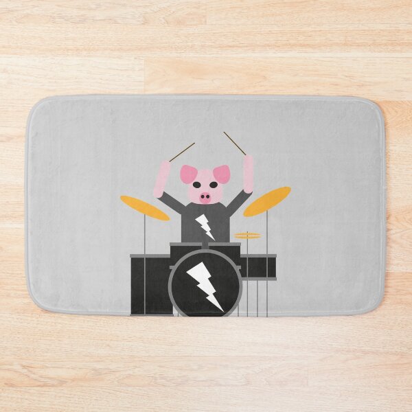 Item preview, Pig Playing Drums designed and sold by The-Gorilla.