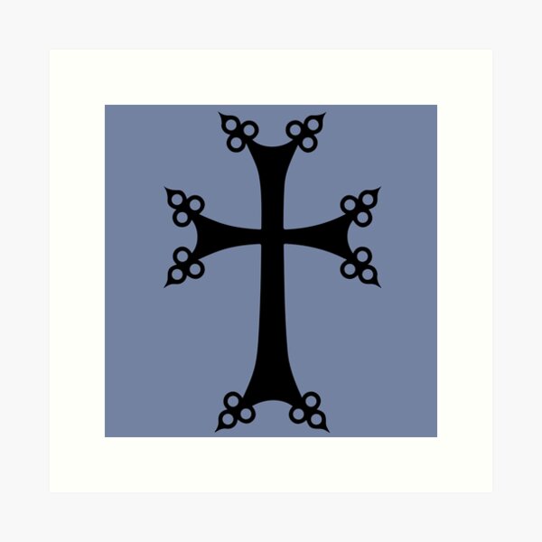 Wood Wall Cross, Armenian, medium circle design - Ancient Faith Store