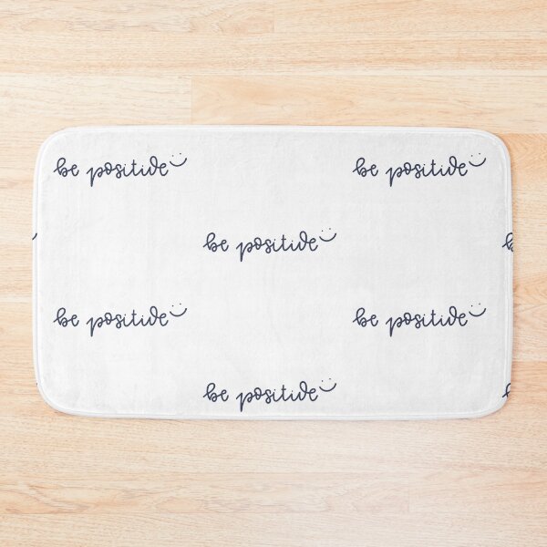Item preview, Be positive. Sentence. Blue Text. Lettering. Letters. designed and sold by AnaStickerD.