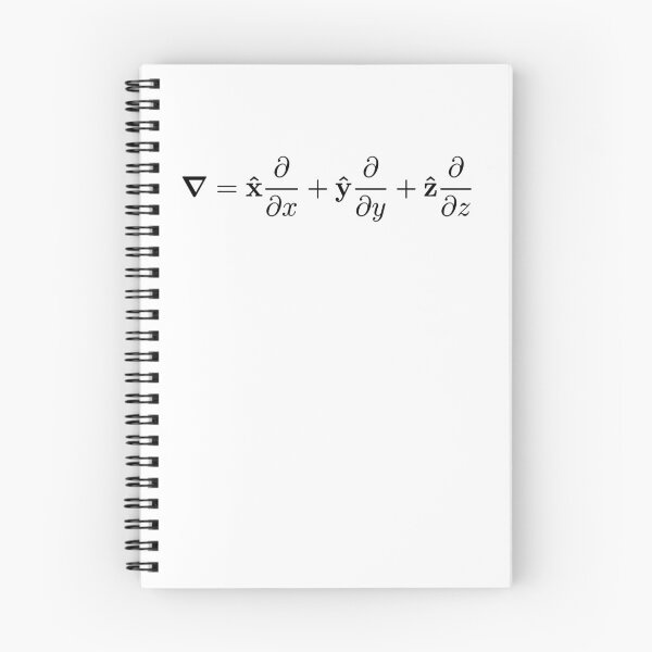 Item preview, Nabla operator definition, math and physics basics designed and sold by NoetherSym.