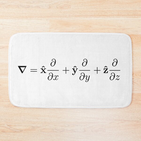 Item preview, Nabla operator definition, math and physics basics designed and sold by NoetherSym.