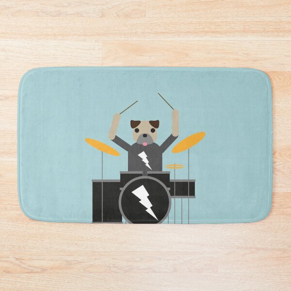 Item preview, Pug Playing Drums designed and sold by The-Gorilla.
