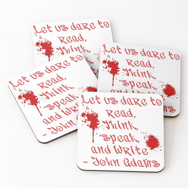 Item preview, Dare to Read, Think, Speak, and Read - John Adams designed and sold by davidiwilliams.