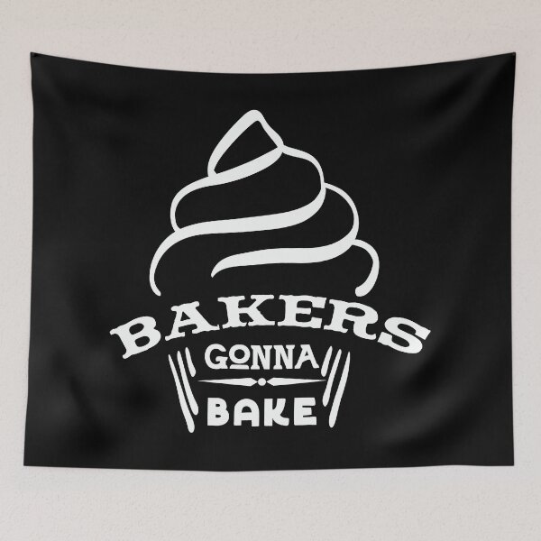 Item preview, Bakers Gonna Bake white designed and sold by NessiCreates.