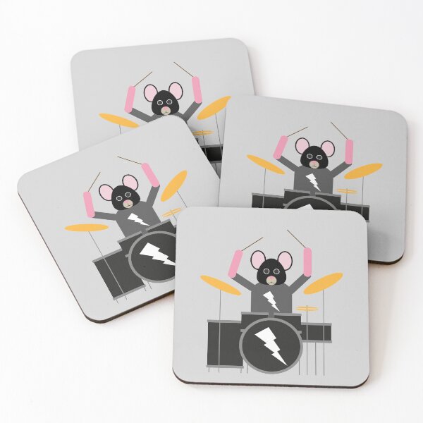 Item preview, Rat Playing Drums designed and sold by The-Gorilla.