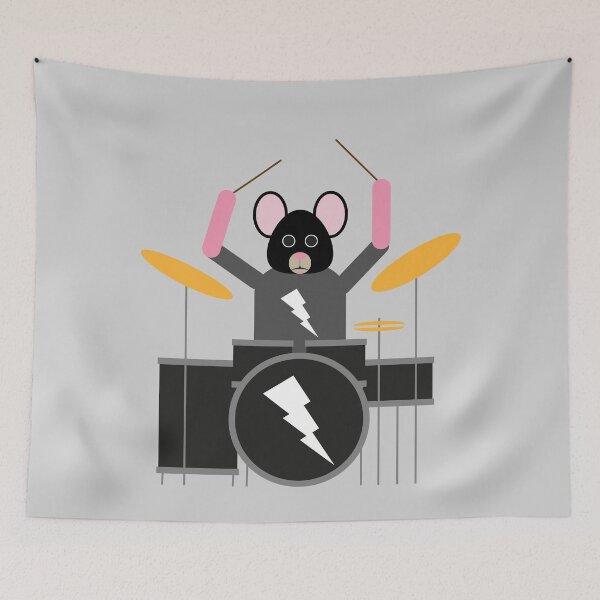 Item preview, Rat Playing Drums designed and sold by The-Gorilla.