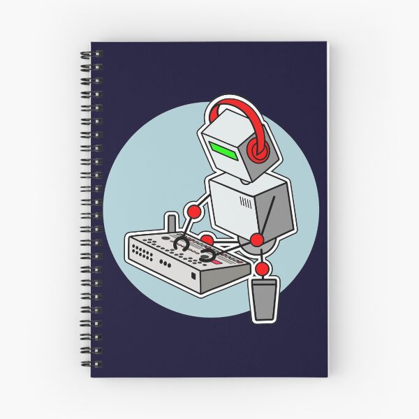 Item preview, Robot Musician Playing 909 Drum Machine designed and sold by AtomicMalibu.