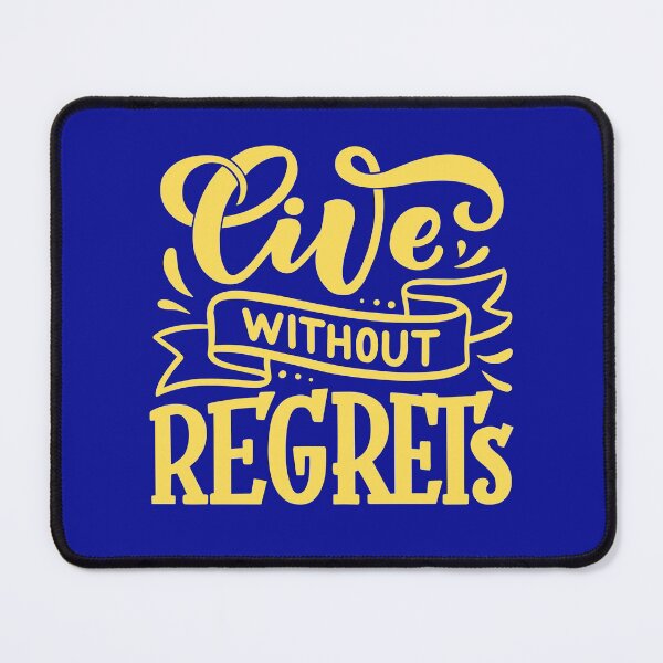 Item preview, Live Without Regrets designed and sold by KoolestDesigns.