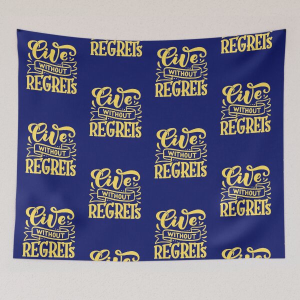 Item preview, Live Without Regrets designed and sold by KoolestDesigns.