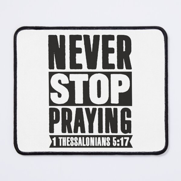 Item preview, 1 Thessalonians 5:17 designed and sold by plushism.