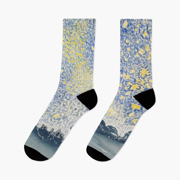 Item preview, Watercolor Shining Star Night Sky designed and sold by JoyforU.
