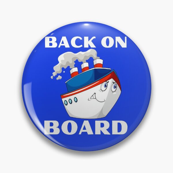 Item preview, Cruise boat holiday back on board designed and sold by PinkArtDesigns.