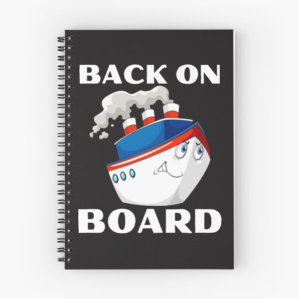 Item preview, Cruise boat holiday back on board designed and sold by PinkArtDesigns.