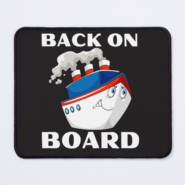 Item preview, Cruise boat holiday back on board designed and sold by PinkArtDesigns.