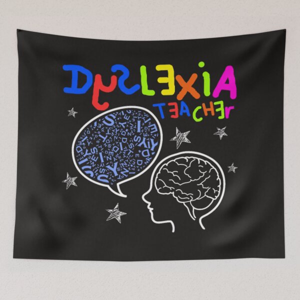Item preview, Dyslexia teacher logo brain funny designed and sold by Themngocbao.
