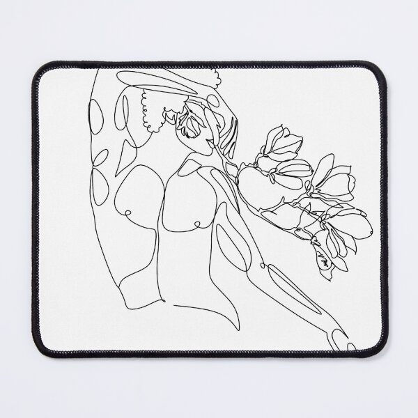 Item preview, Continuous line male figure naked strong muscular healthy Line Art designed and sold by OneLinePrint.