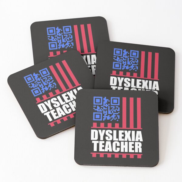 Item preview, Dyslexia teacher QR Code american flag designed and sold by Themngocbao.