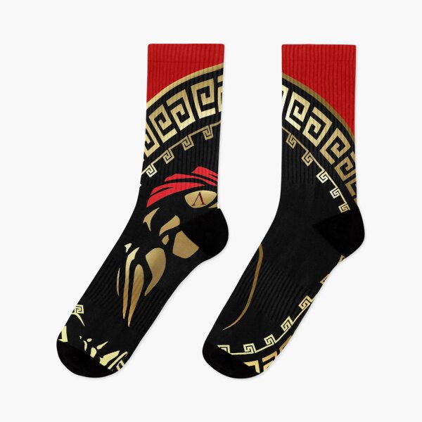 Item preview, Spartan Black Gold Red with Greek Keys designed and sold by Yiorgos Designs.