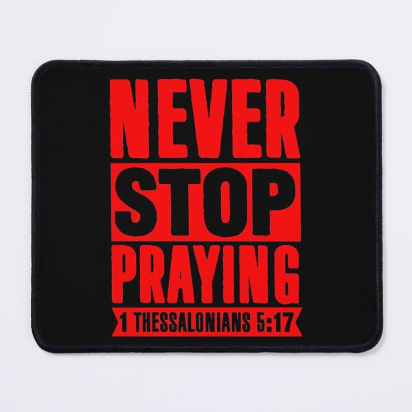 Item preview, 1 Thessalonians 5:17 designed and sold by plushism.