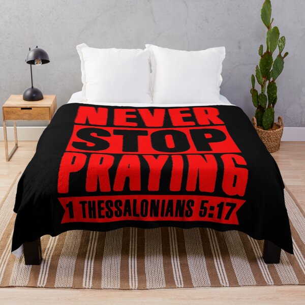 Item preview, 1 Thessalonians 5:17 designed and sold by plushism.