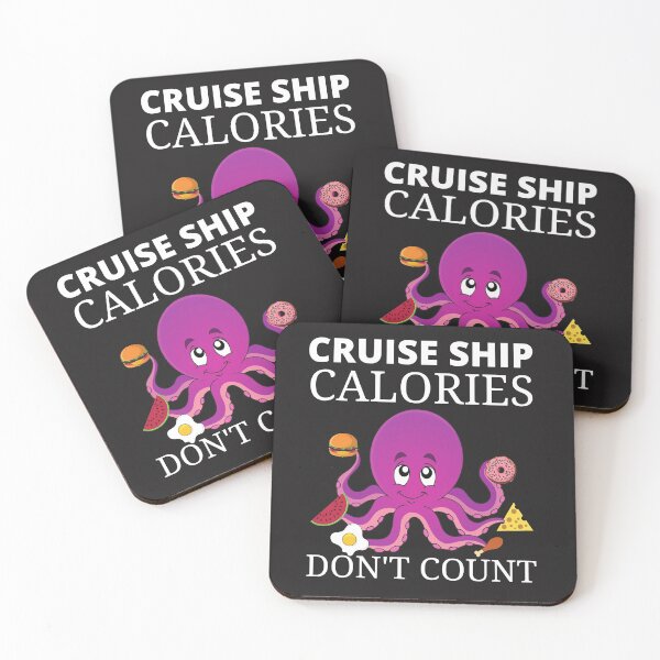 Item preview, Cruise holiday calories don't count designed and sold by PinkArtDesigns.