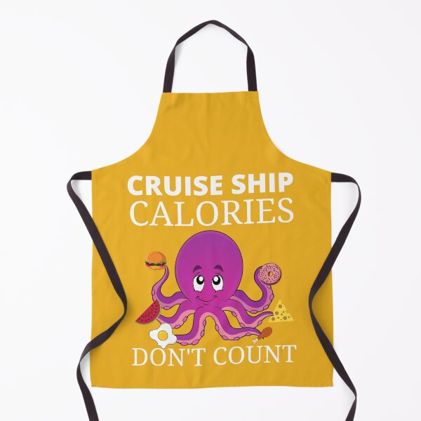 Item preview, Cruise holiday calories don't count designed and sold by PinkArtDesigns.
