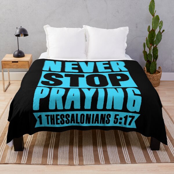 Item preview, 1 Thessalonians 5:17 designed and sold by plushism.