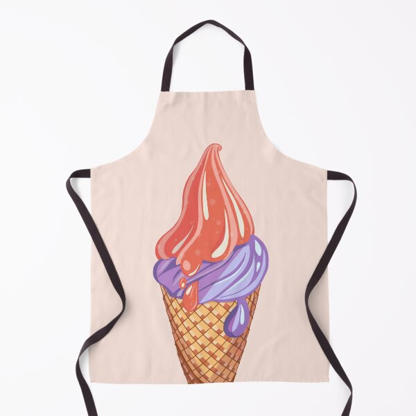 Item preview, Funky Ice Cream Cone Illustration designed and sold by bubblyshades.
