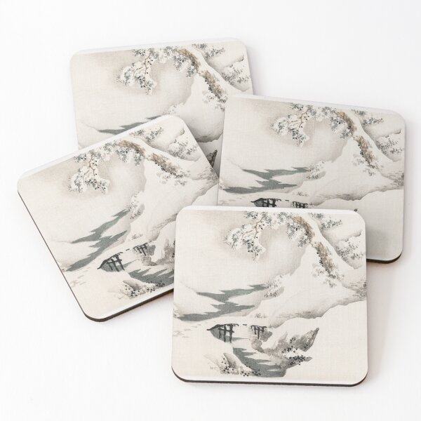 Item preview, Japanese Ukiyo-e Snow Landscape Painting designed and sold by JoyforU.