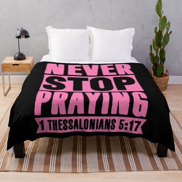 Item preview, 1 Thessalonians 5:17 designed and sold by plushism.