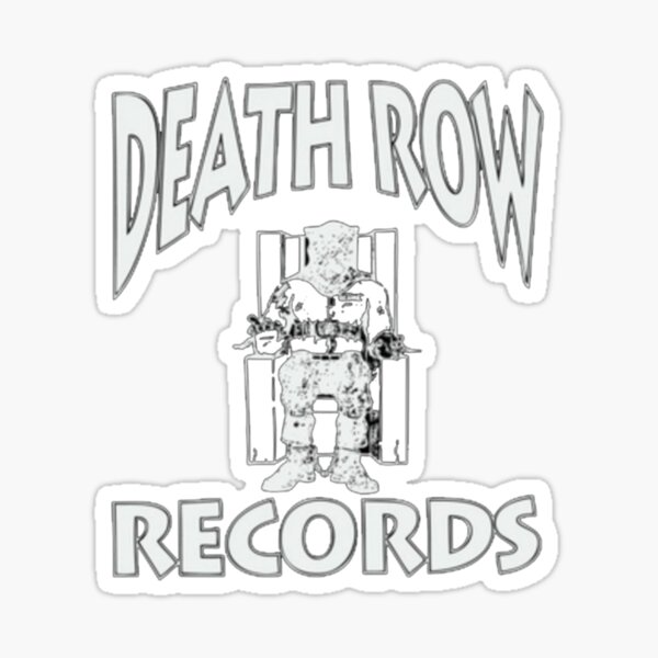 "DEATH ROW RECORDS Perfect Gift" Sticker by enrevnice Redbubble