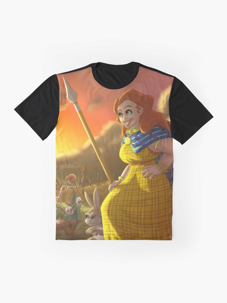 Alternate view of Boudica - Rejected Princesses Graphic T-Shirt