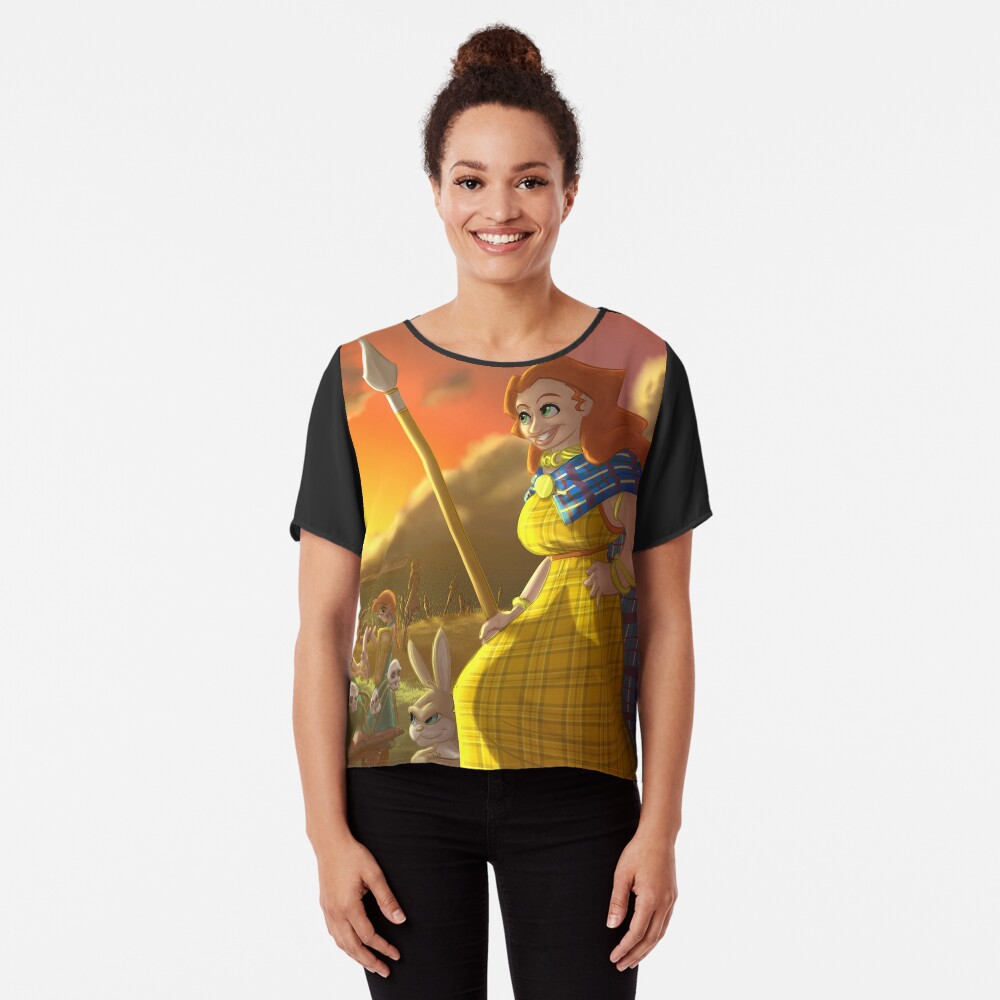 Boudica - Rejected Princesses Chiffon Top