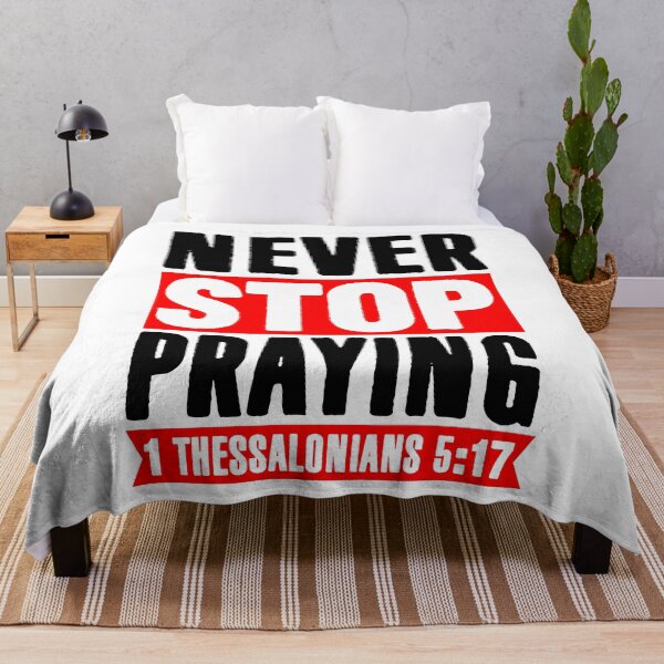 Item preview, 1 Thessalonians 5:17 designed and sold by plushism.