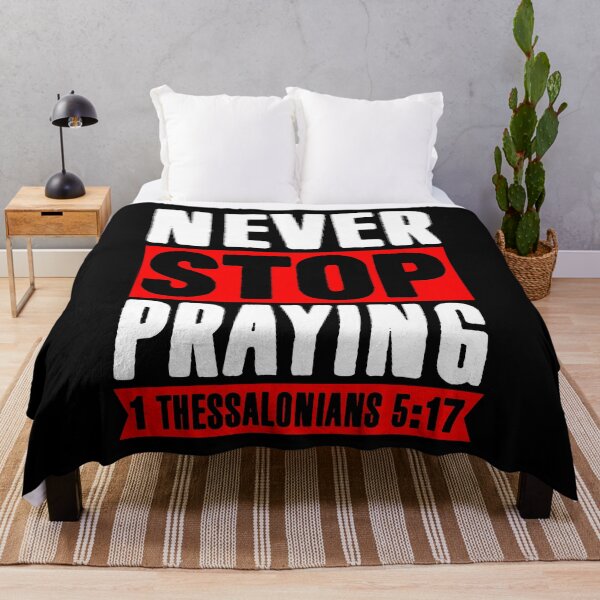 Item preview, 1 Thessalonians 5:17 designed and sold by plushism.