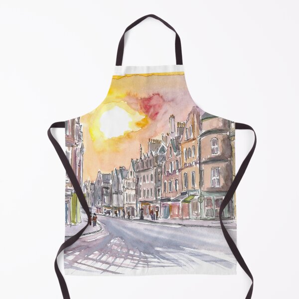 Item preview, Scottish Sunset in Cockburn Street Edinburgh designed and sold by artshop77.